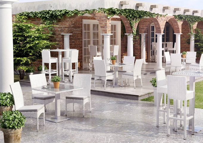 Strato Royal White Garden Chair