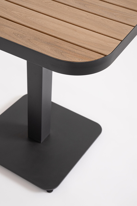 Stolik ogrodowy 75x75cm BOLZANO Bolonia aluminium - EKSPOZYCJA