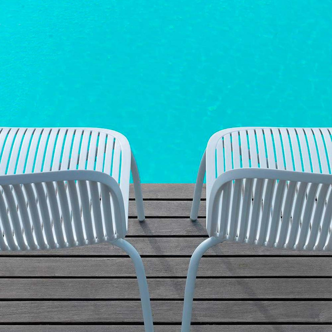 Krzesło ogrodowe Nardi Ninfea Relax antracytowe - EKSPOZYCJA