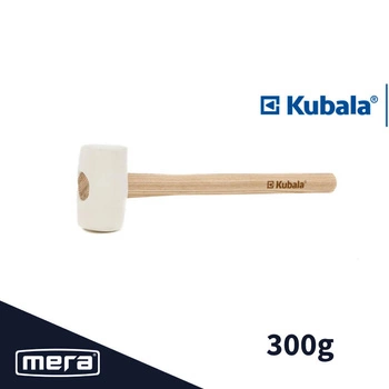 Młotek glazurniczy gumowy biały 300g Kubala 1842