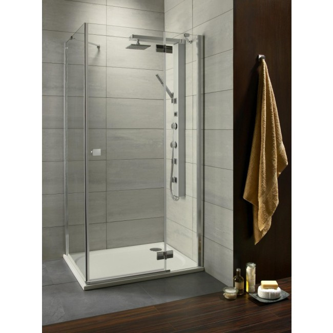 RADAWAY kabina ALMATEA KDJ DRZWI PRAWE 90cm x 80cm ścianka - EKSPOZYCJA