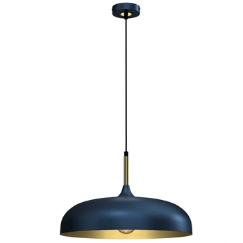 Lampa wisząca MILAGRO Lincoln MLP7901 niebieski/złoty - EKSPOZYCJA