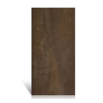Nástěnná a podlahová dlaždice matná 60x120 imitace kovu hnědá