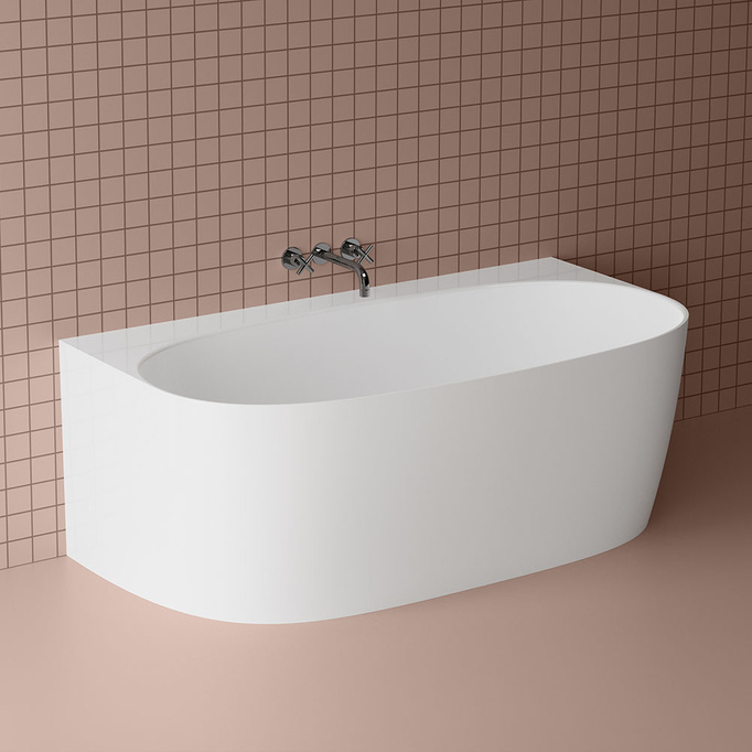 Wanna wolnostojąca przyścienna 158x86 biała Eris DESSI HOME