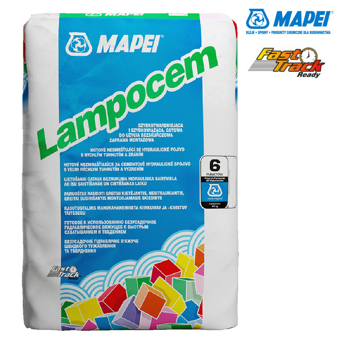 Mapei Lampocem szybka zaprawa montażowa 3 minuty 25kg
