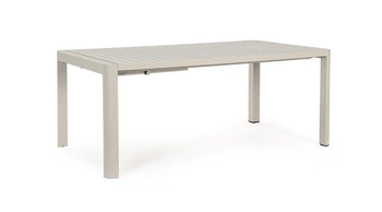 Stół rozkładany ogrodowy BOLZANO Kastello 180-240x100 beżowy