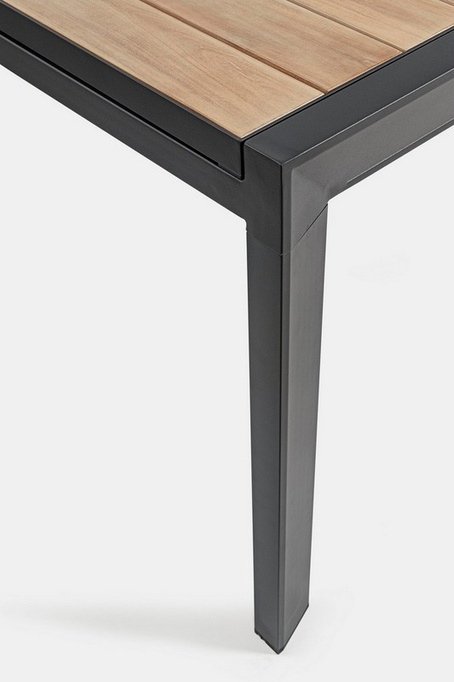 Stół rozkładany ogrodowy BOLZANO Bolonia 220-340 cm antracytowy