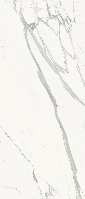 Velkoformátová dlaždice Italgraniti Marble Experience Statuario LUX 120x280 imitace mramoru bílá