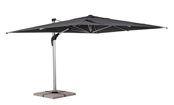 Parasol ogrodowy 3m x 4m BOLZANO Arrito aluminium antracytowy