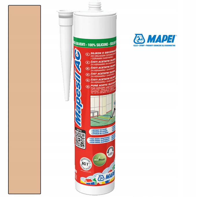 MAPEI Silikon Mapesil AC 138 Migdałowy 310ml