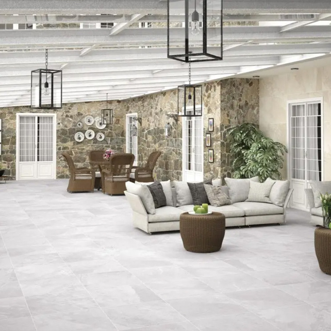 Płytka ścienno-podłogowa mat 60x120 10,1 mm Imitacja kamienia szary