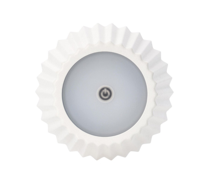 Lampa ogrodowa metalowa BOLZANO LED Artika H36 biała 36 cm