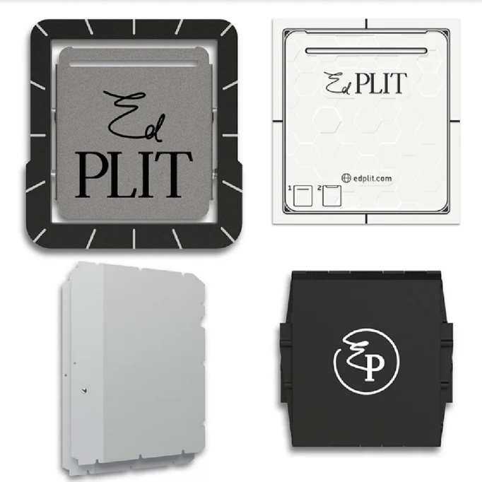 Edplit Ukryty uchwyt na papier toaletowy z zestawem do cięcia E70001