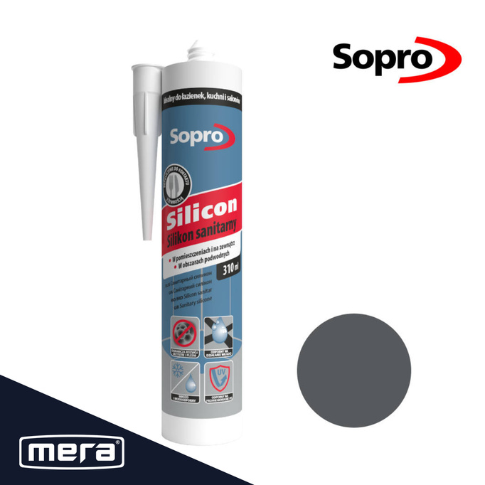 Sopro sanitární silikonový antracit (66) 310 ml