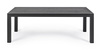 Stolik kawowy ogrodowy 120x70cm BOLZANO Kanva aluminum  antracyt