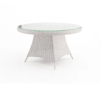 Zahradní stůl Rondo 130cm Royal White