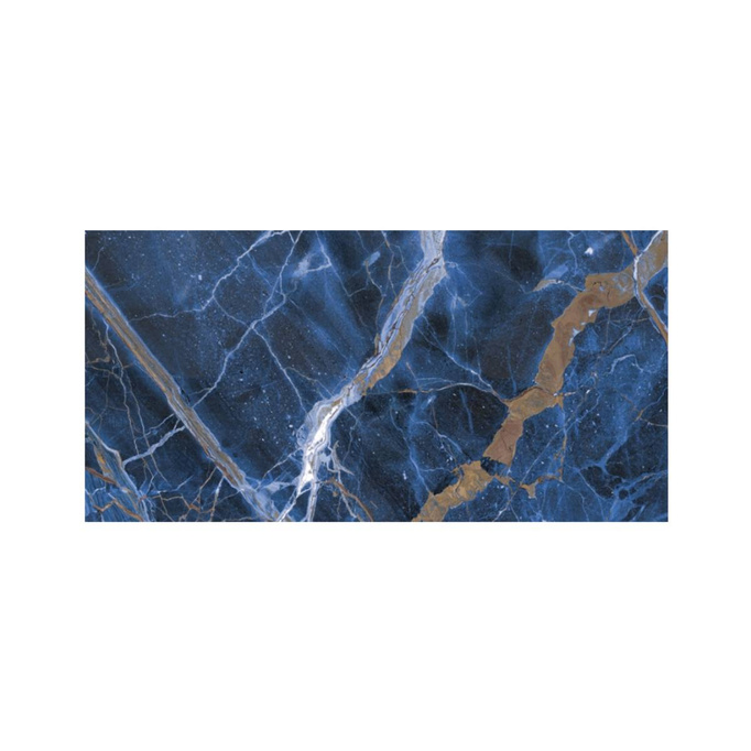 Płytka ścienno-podłogowa połysk 60x120 7 mm imitacja marmuru niebieski