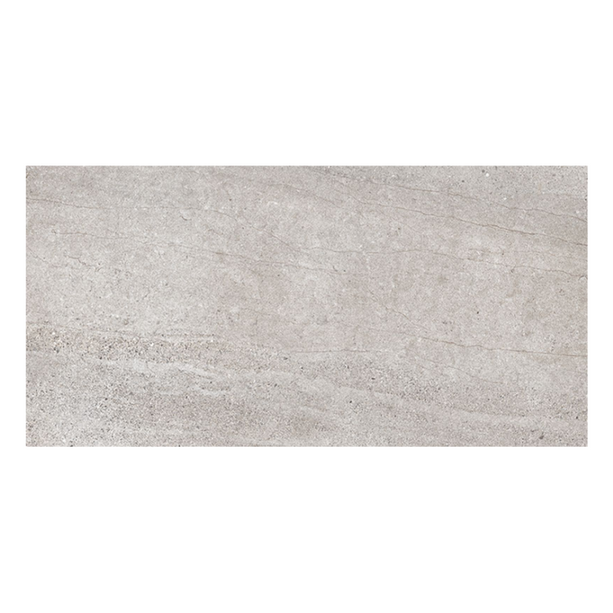 Obkladová a podlahová dlažba 60 × 120, imitace kamene, šedá matná