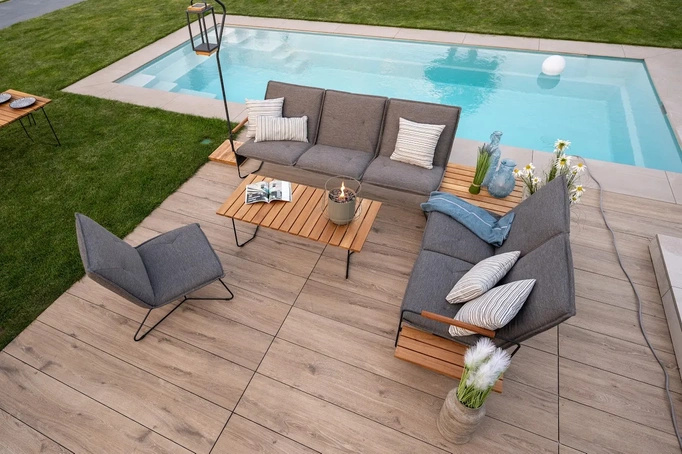 Bolzano Garden Sofa 3-Person Loft