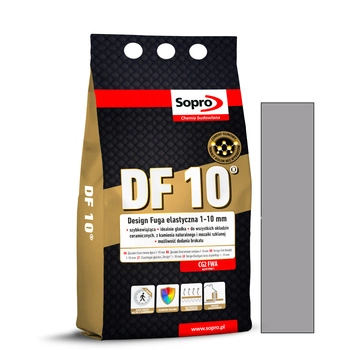 SOPRO fuga DF10 srebrno szary 17 4kg 1052A