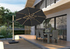 Parasol ogrodowy CHALLENGER T2P Ø3.5m Faded Black / Oak EKSPOZYCJA