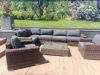 Meble ogrodowe MILANO II Royal Piaskowy + 2 x fotel Milano - EKSPOZYCJA