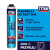 Pianoklej do płyt G-K  wer.pistoletowa Tytan Professional 840ml