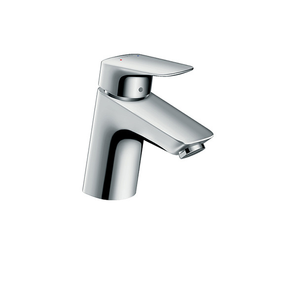 Bateria umywalkowa niska + bateria natryskowa Hansgrohe chrom