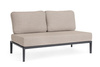 Sofa ogrodowa BOLZANO Giacomo aluminium beż/antracyt