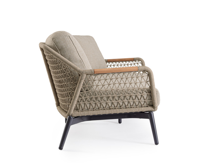 Sofa ogrodowa BOLZANO Etrusco antracyt/beż