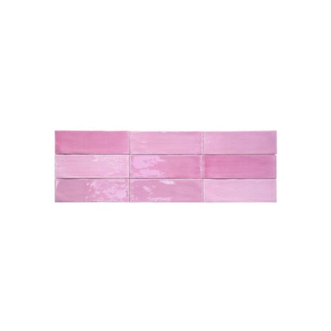 Płytka DUNE TABARCA ROSA ścienna połysk 7,5x23 imitacja cegły różowy
