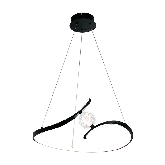 Lampa wisząca MILAGRO Perla ML1177 czarna