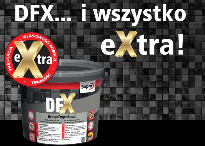 Design Sopro DFX 10 bílých epoxidových fugue 3kg 1201