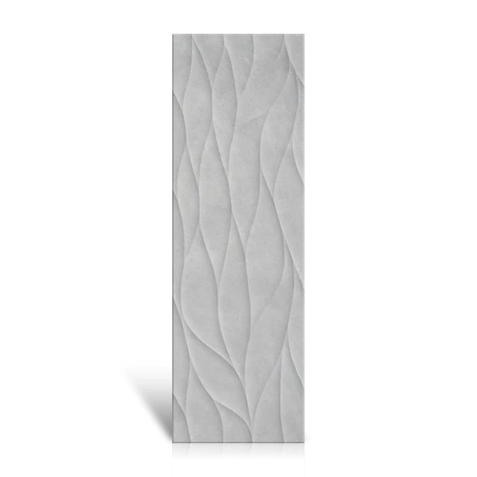 Płytka Saloni Intro Motion Gris ścienna mat 29,8x89,8 3D szary
