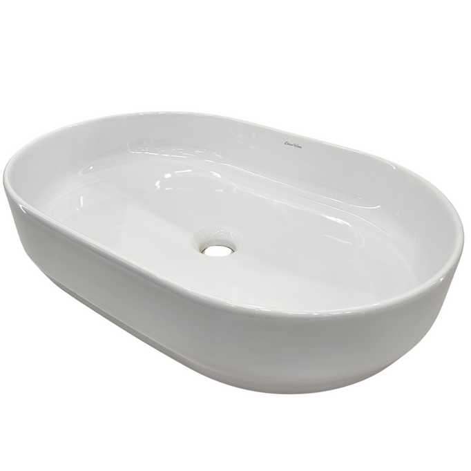 Umywalka nablatowa 55x37 cm biały połysk owalna Estadio DESSI HOME