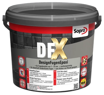 SOPRO DFX Design 15 szary fuga epoksydowa 3kg  1205
