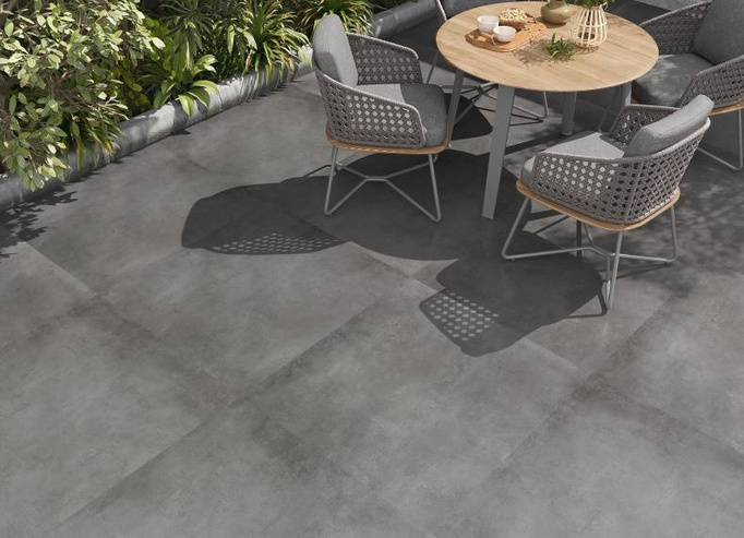 Płytka Halcon Madox Antracita 120x120 imitacja betonu antracyt