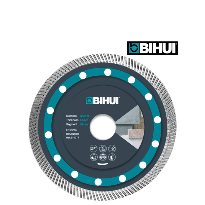 BIHUI Tarcza diamentowa do gresu ceramiki kamienia czyste cięcie 125mm  BI-DCBN5