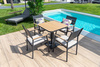 Stolik ogrodowy 75x75cm BOLZANO Bolonia aluminium - EKSPOZYCJA