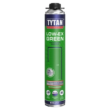 Piana montażowa pistoletowa niskoprężna LOW-EX GREEN PROFESSIONAL 750ml
