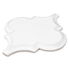 Dunin Arabesco White Tile Wall Lesk 13x15,8 10 mm 3d bílá