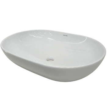 Dessi Home Florence 60x42cm oval, Shine, White.