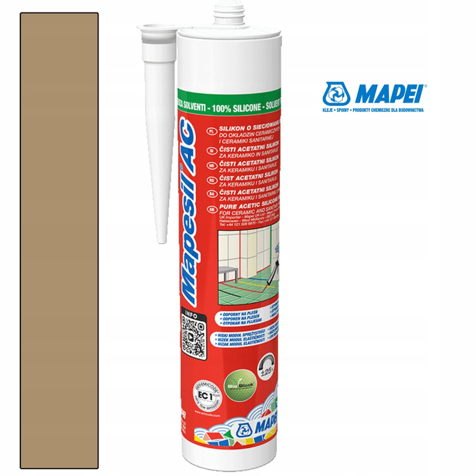 MAPEI Silikon Mapesil AC 188 Ciasteczko 310ml