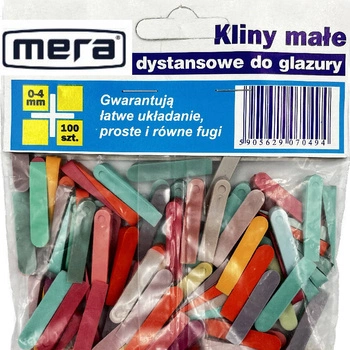 Kliny do glazury małe 0-4mm - 100szt