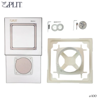 Edplit ukryty wentylator łazienkowy (100mm) - z zestawem narzędzi E30001