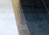 Płytka Versace Eterno Angulo Medusa Oro Carbon ścienno-podłogowa mat 10x10 złoty