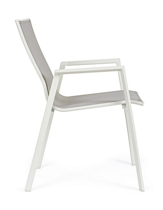 Krzesło ogrodowe BOLZANO Kolli beżowe 56,2 x 60 x 88 cm