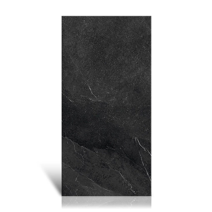Płytka Italgraniti Shale Dark mat 60x120 imitacja kamienia czarny