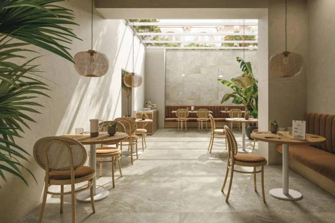 Płytka ścienno-podłogowa 120x120 soft imitacja kamienia beżowy