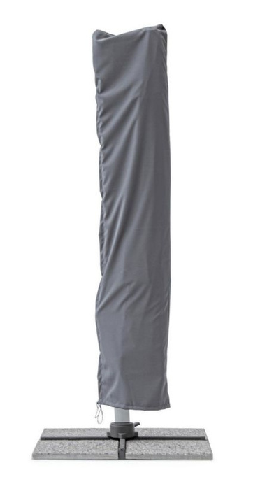 Parasol ogrodowy 3m x 3m BOLZANO Ibis aluminium szary